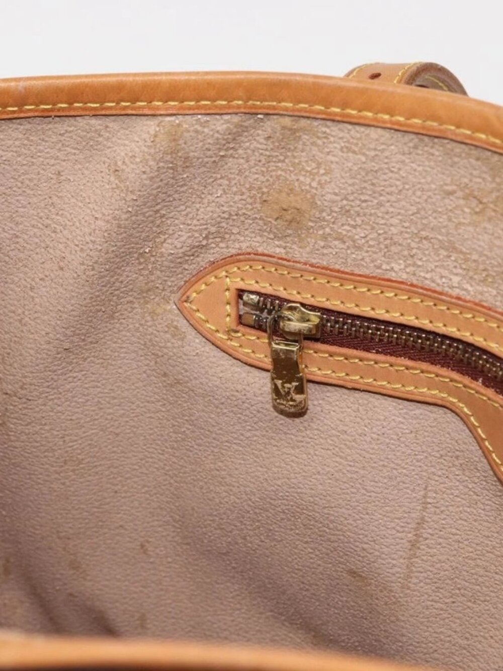 LOUIS VUITTON Monogram Bucket GM Shoulder Bag M42236 LV Auth 162785 - Picture 12 of 16